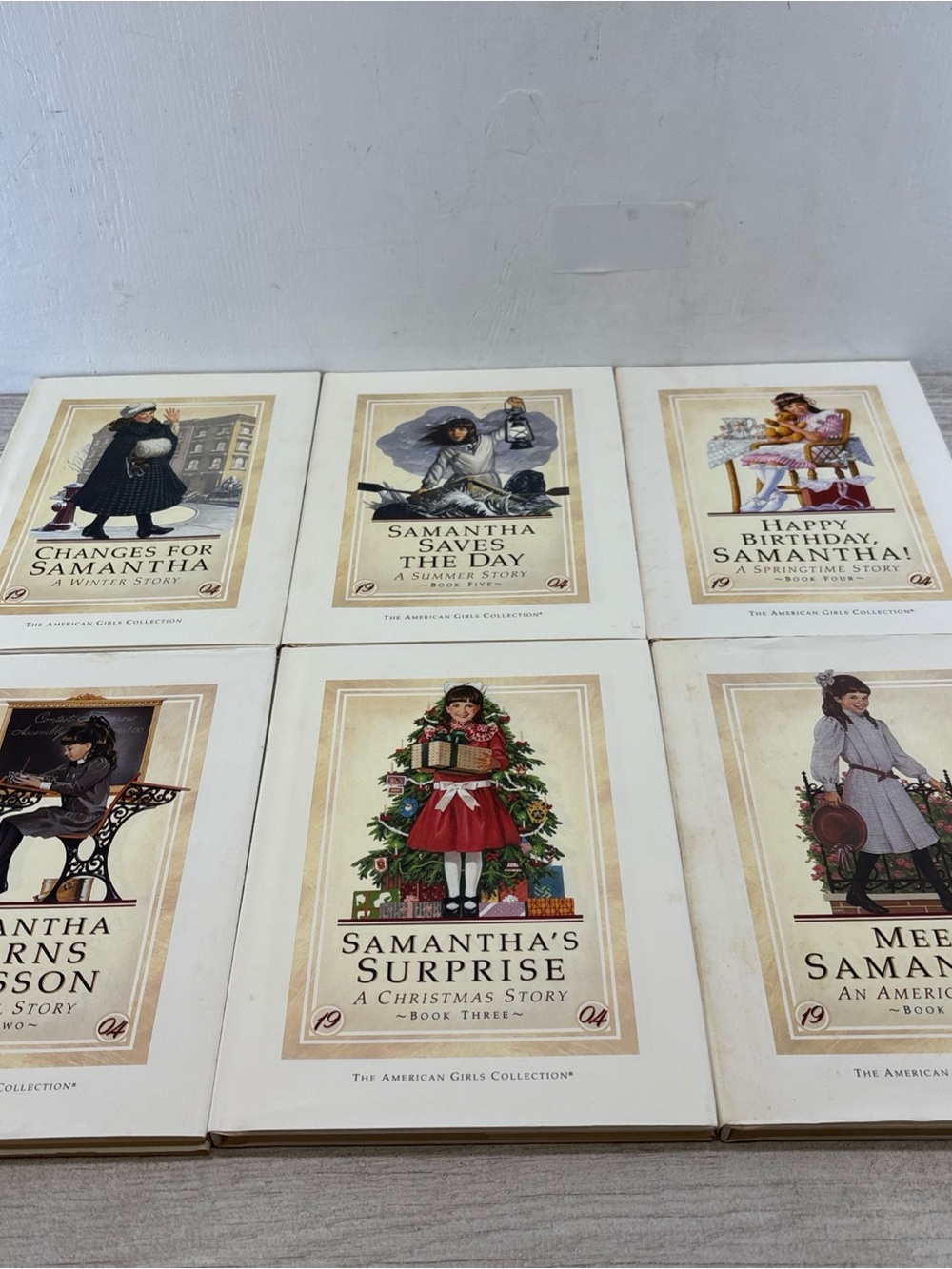 American Girl 'Samantha' Book Set - Cream Covers with Illustrated Panels